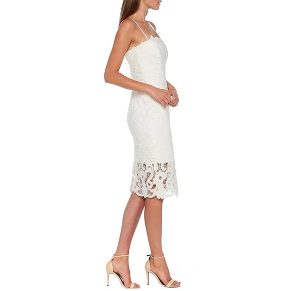 BARDOT Lina Lace Sheath Dress in Ivory - Picture 3 of 4